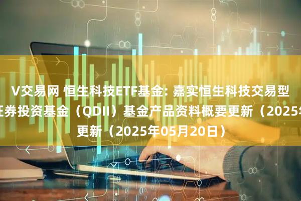V交易网 恒生科技ETF基金: 嘉实恒生科技交易型开放式指数证券投资基金（QDII）基金产品资料概要更新（2025年05月20日）