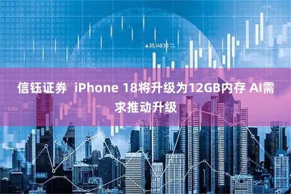 信钰证券  iPhone 18将升级为12GB内存 AI需求推动升级